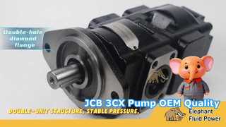 OEM গুণমান 20/903200 পার্কার / JCB 3CX টুইন হাইড্রোলিক পাম্প