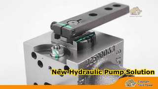 জলবাহী পাম্প মেরামতের জন্য Rexroth A4VTG71 A4VTG90 HW হ্যান্ড ম্যানুল কন্ট্রোল ভালভ